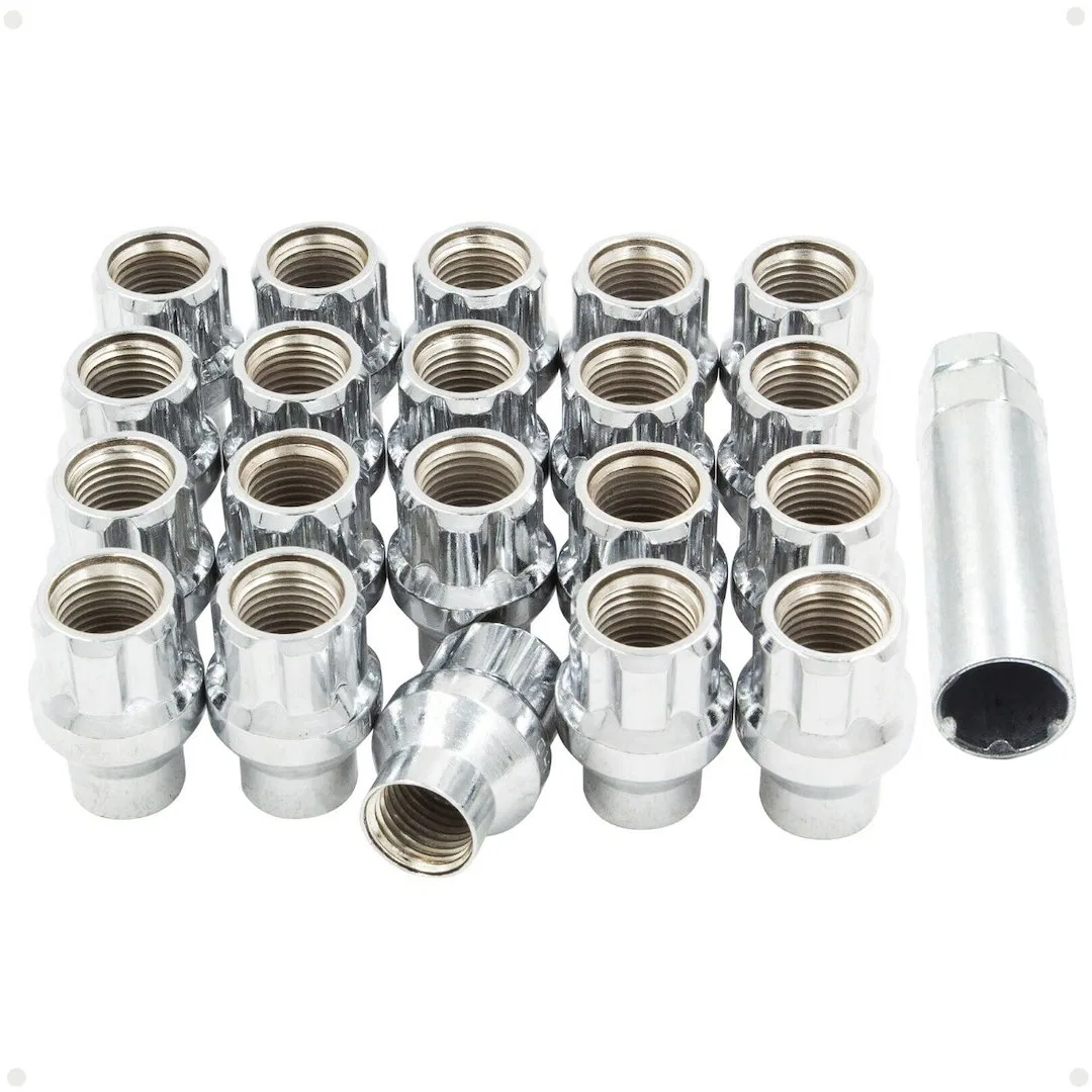 22K548 – REVOLUTION Lug Nut, 5 Lug Kit 14 Millimeter x 1.5 Thread Size ET Shank Short Shank 0.31 Inch Shank Length 1....